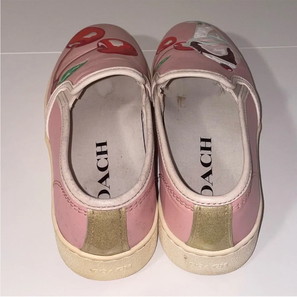 Coach Pink Slip-On Shoes with Cherry Sundae Design
21-sup - Picture 2 of 3
